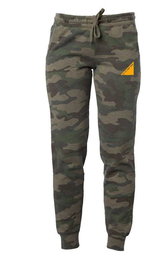 Womens Camo Wash Sweatpants