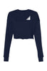 Women Crop Crew Fleece