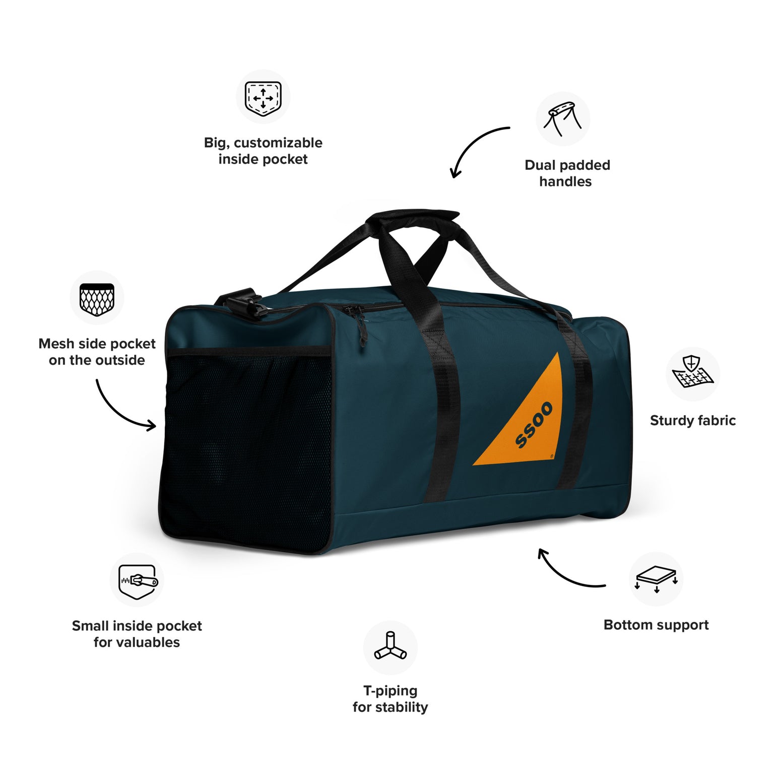 Duffle bag - Blue Whale