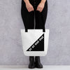 Tote bag with color handle
