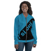 Unisex Bomber Jacket - Pelorous blue
