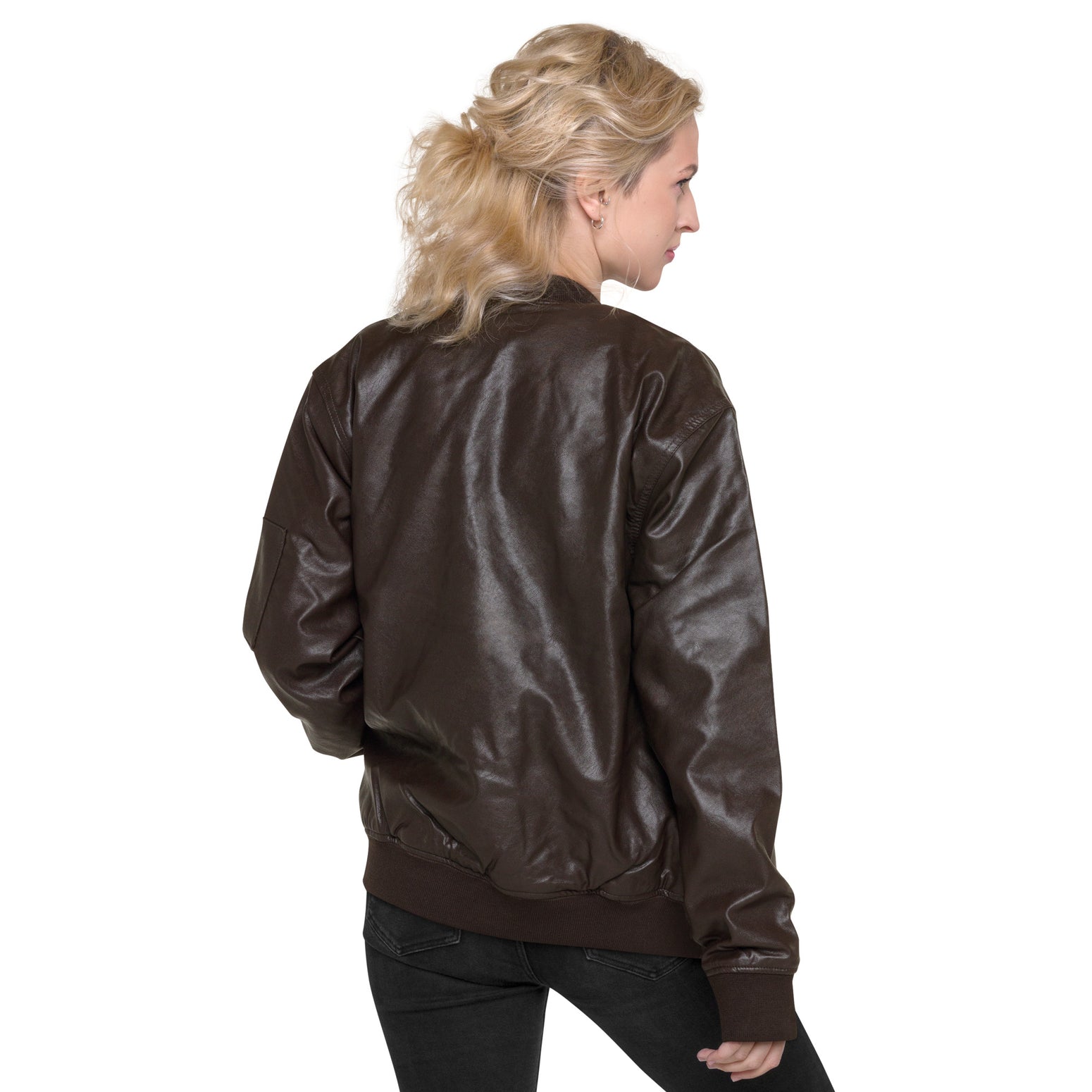 Leather Bomber Jacket SSOO Collection