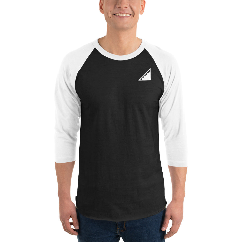 Unisex 3/4 sleeve raglan shirt