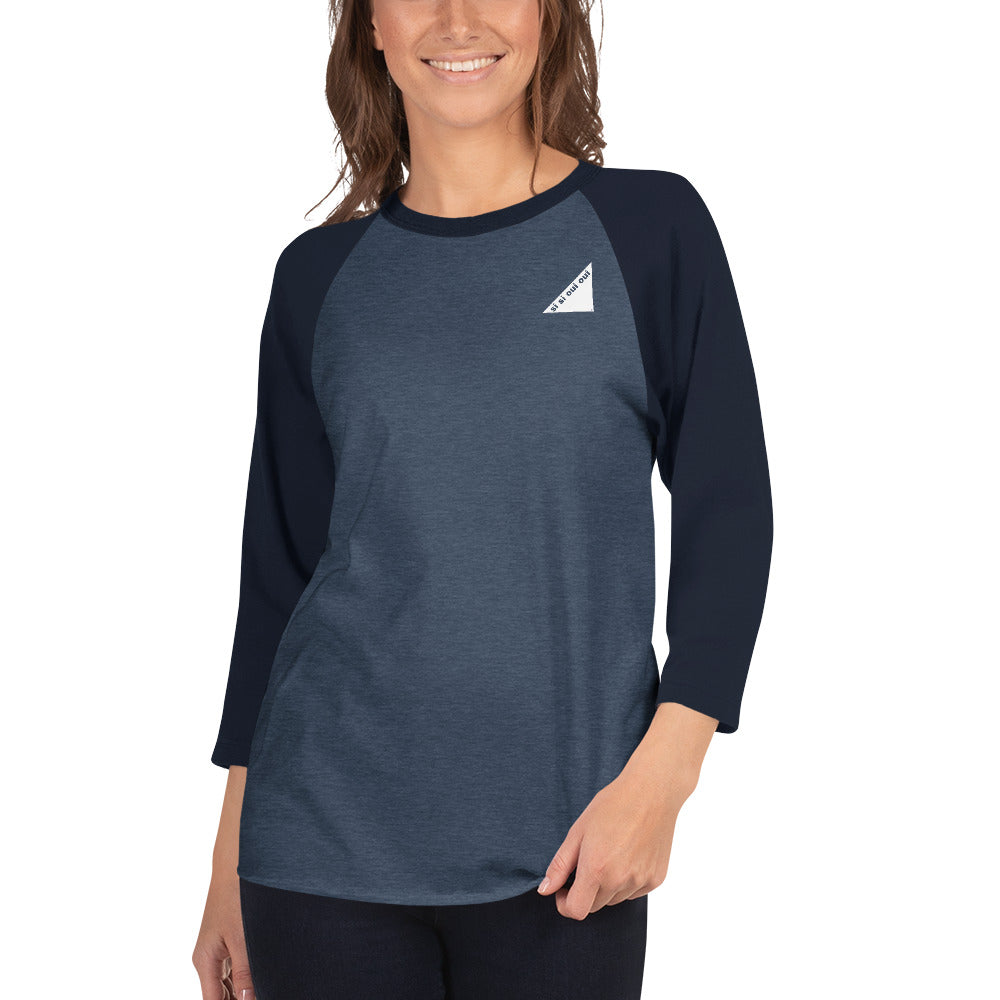 Unisex 3/4 sleeve raglan shirt
