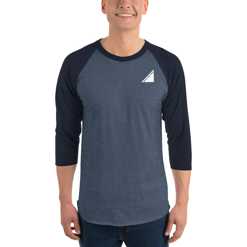 Unisex 3/4 sleeve raglan shirt