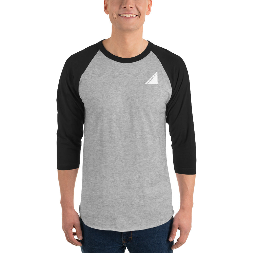 Unisex 3/4 sleeve raglan shirt