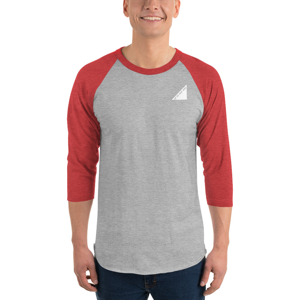 Unisex 3/4 sleeve raglan shirt