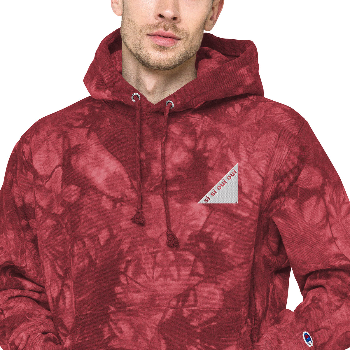 Unisex Champion tie-dye hoodie