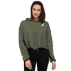 Crop Hoodie with small print