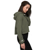 Crop Hoodie with small print