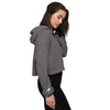 Crop Hoodie with small print